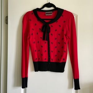 Women’s Jawbreaker Skull & Crossbones Cardigan